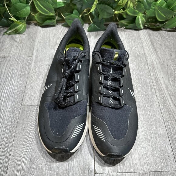 Nike Womens Air Zoom Pegasus 36 Shield AQ8006-002 Black Running Shoes Size 8.5 - Picture 2 of 10